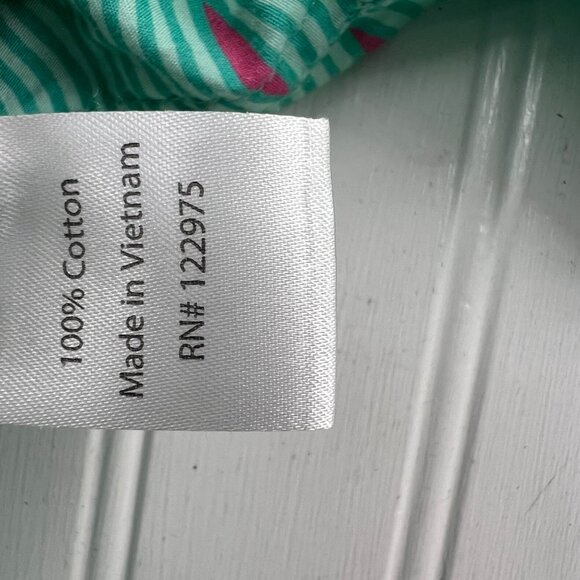 Southern Proper Mens Green & Pink Patterned Button-Down Shirt XXL Short Sleeve - Picture 6 of 6